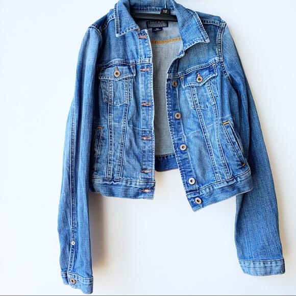 ralph lauren jean jacket womens